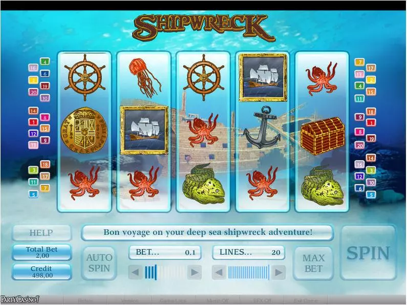 Main Screen Reels - Shipwreck bwin.party Video 