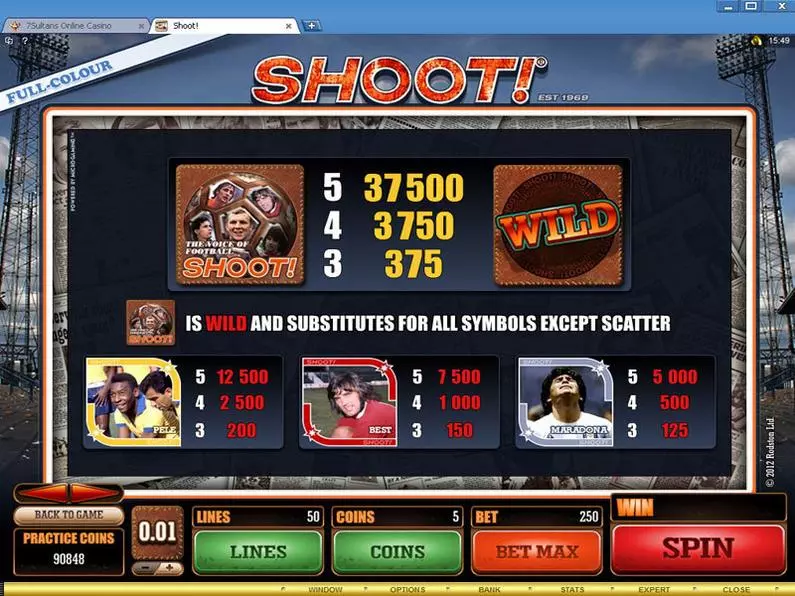 Info and Rules - Shoot! Microgaming Video 