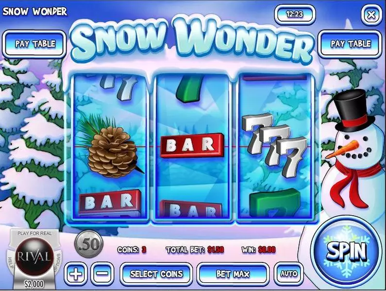 Main Screen Reels - Snow Wonder Rival Classic 