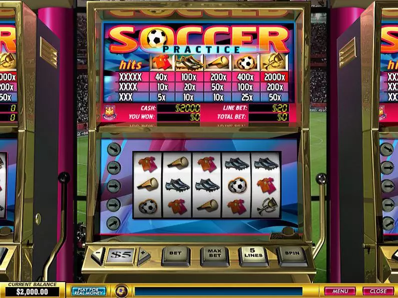Main Screen Reels - Soccer Practice PlayTech  