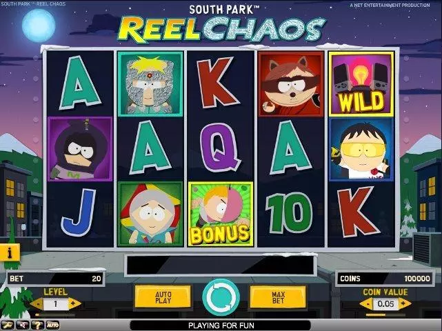 Main Screen Reels - South Park: reel chaos NetEnt  