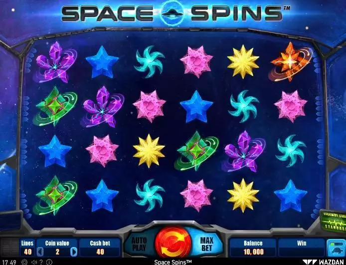 Main Screen Reels - Space Spins Wazdan  