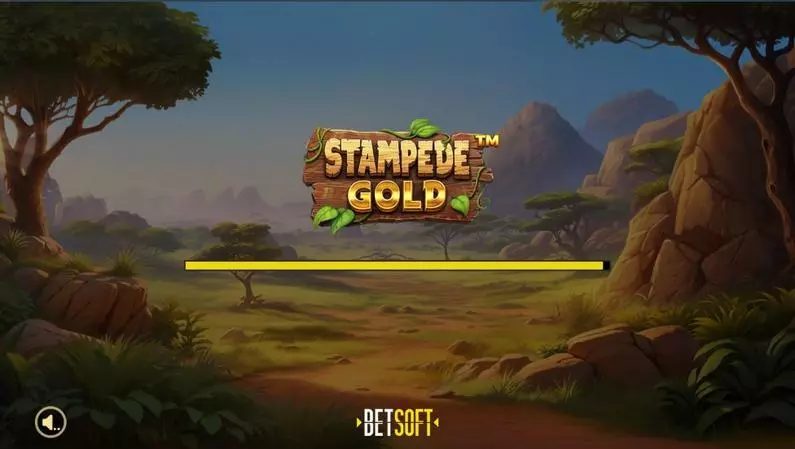 Introduction Screen - Stampede Gold BetSoft  