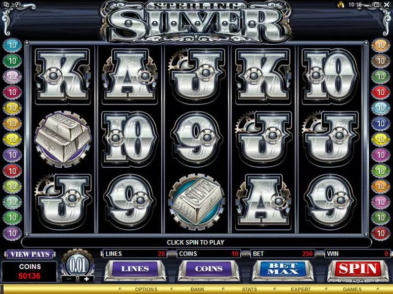 Main Screen Reels - Sterling Silver Microgaming Coin Based 