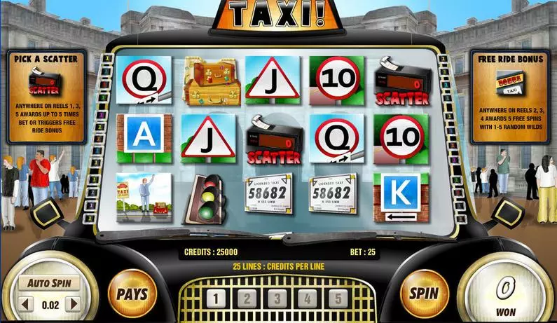 Main Screen Reels - Taxi! Amaya Bonus Round 