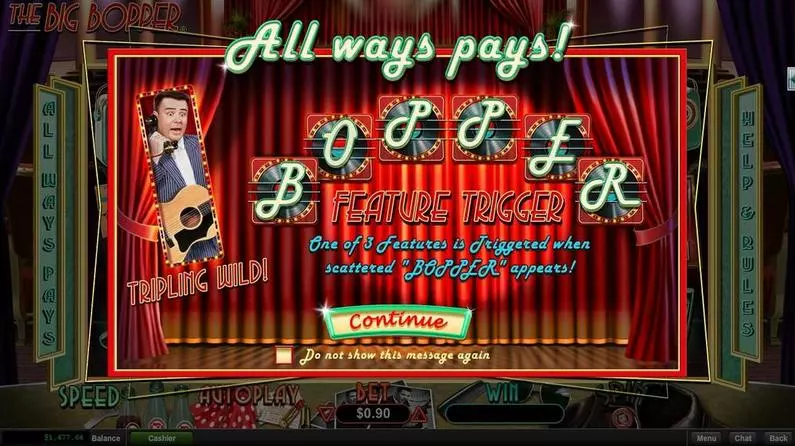 Info and Rules - The Big Bopper RTG All Ways Pays 