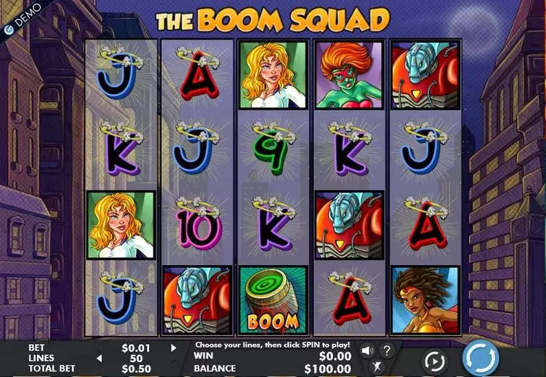 Main Screen Reels - The Boom Squad Genesis  