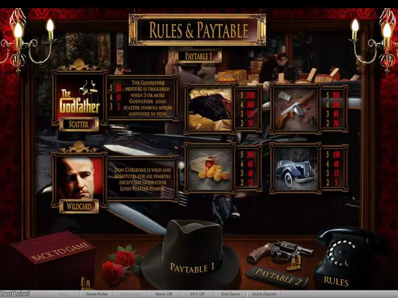 Info and Rules - The Godfather Part I bwin.party Video 