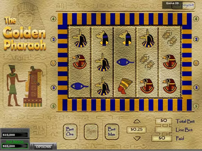 Main Screen Reels - The Golden Pharaoh DGS  