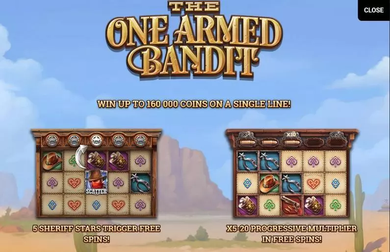 Info and Rules - The One Armed Bandit Yggdrasil Video 