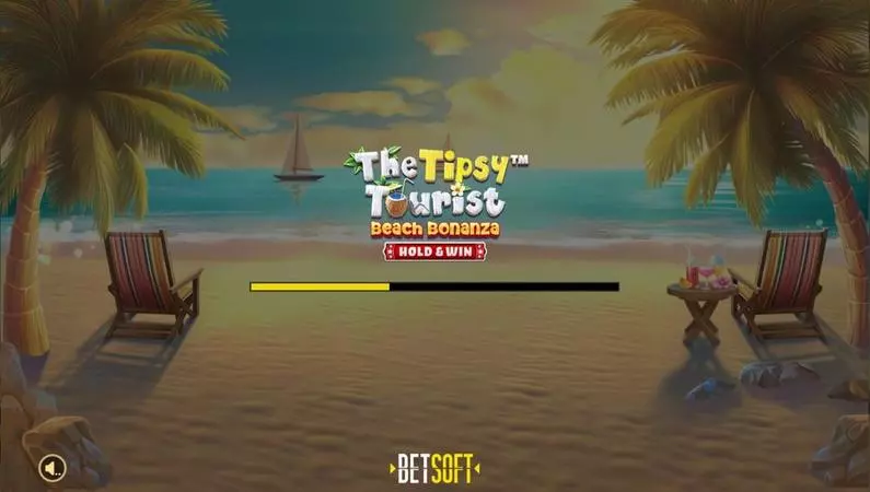 Introduction Screen - The Tipsy Tourist - Beach Bonanza - Hold & Win BetSoft  