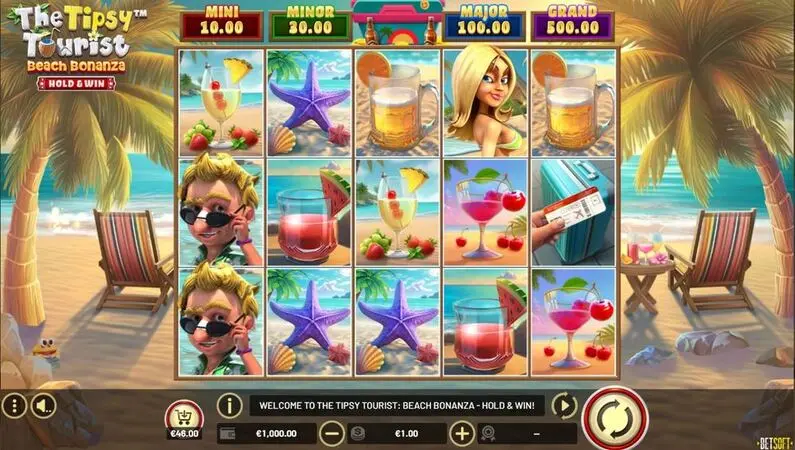 - The Tipsy Tourist - Beach Bonanza - Hold & Win BetSoft  