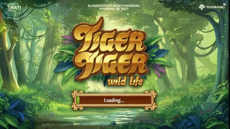 Introduction Screen - Tiger Tiger Wild Life G.games  