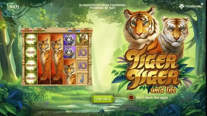 Free Spins Feature - Tiger Tiger Wild Life G.games  