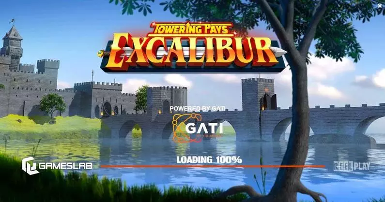 Introduction Screen - Towering Pays Excalibur ReelPlay Buy Bonus 