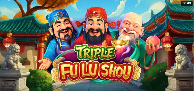 Introduction Screen - Triple Fu Lu Shou Red Rake Gaming  