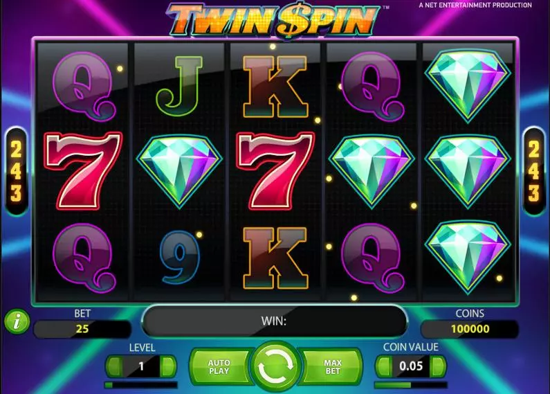 Main Screen Reels - Twin Spin NetEnt 243 Ways 