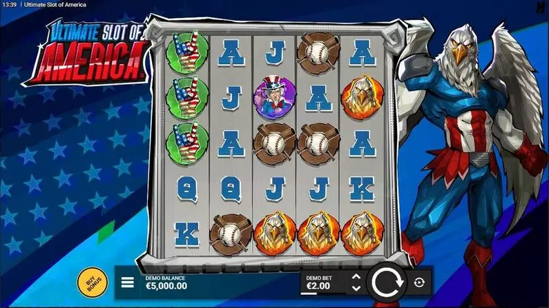 Main Screen Reels - Ultimate Slot Of America Hacksaw Gaming Cluster Pays 