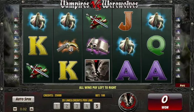 Main Screen Reels - Vampires vs Werewolves Amaya Bonus Round 