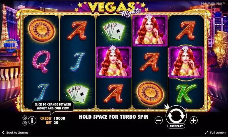 Main Screen Reels - Vegas Nights Pragmatic Play  