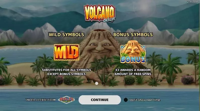 Info and Rules - Volcano Deluxe StakeLogic  
