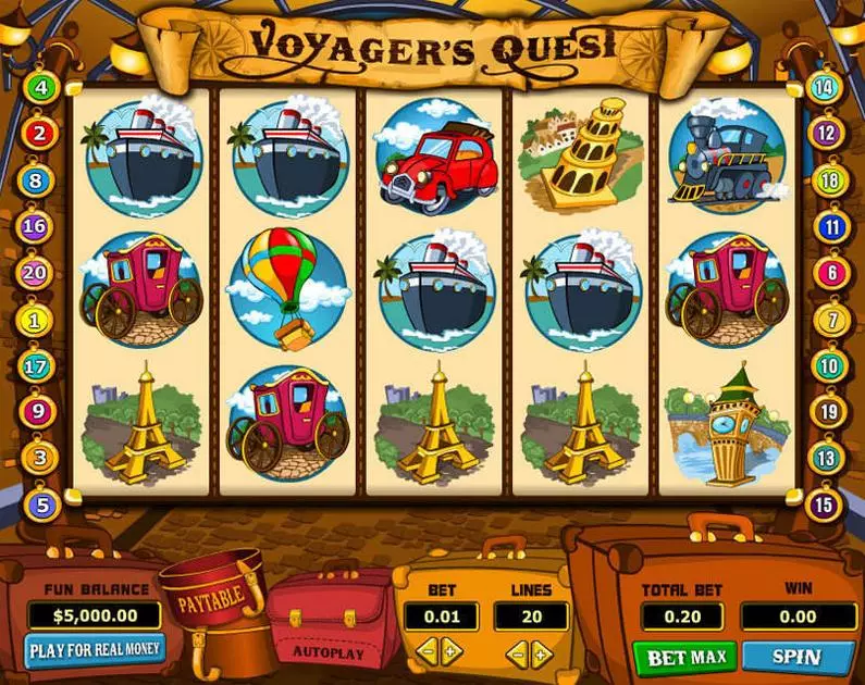 Main Screen Reels - Voyager's Quest Topgame Video 