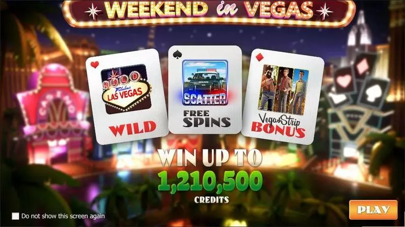 Info and Rules - Weekend in Vegas BetSoft 243 Ways ToGo TM