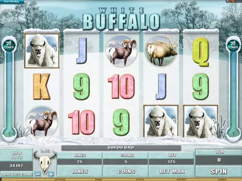Main Screen Reels - White Buffalo Genesis Bonus Round 