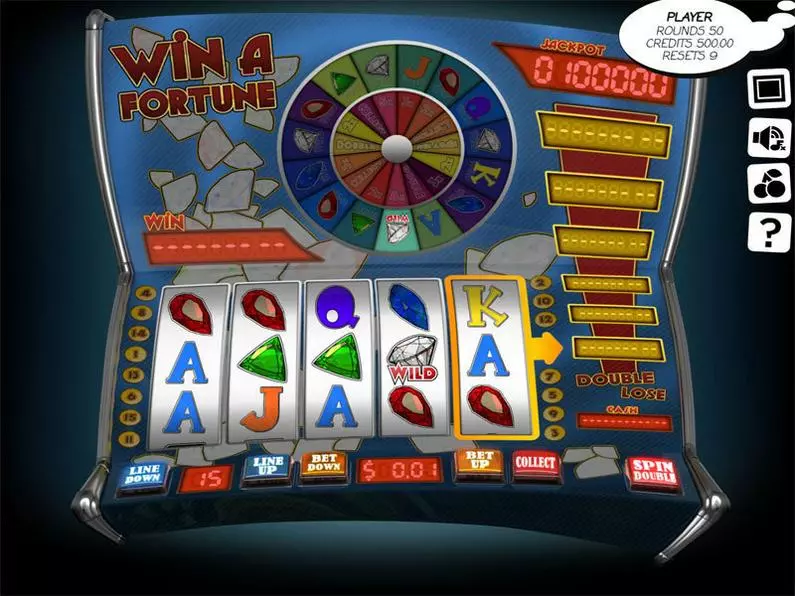 Main Screen Reels - Win a Fortune Slotland Software Video 
