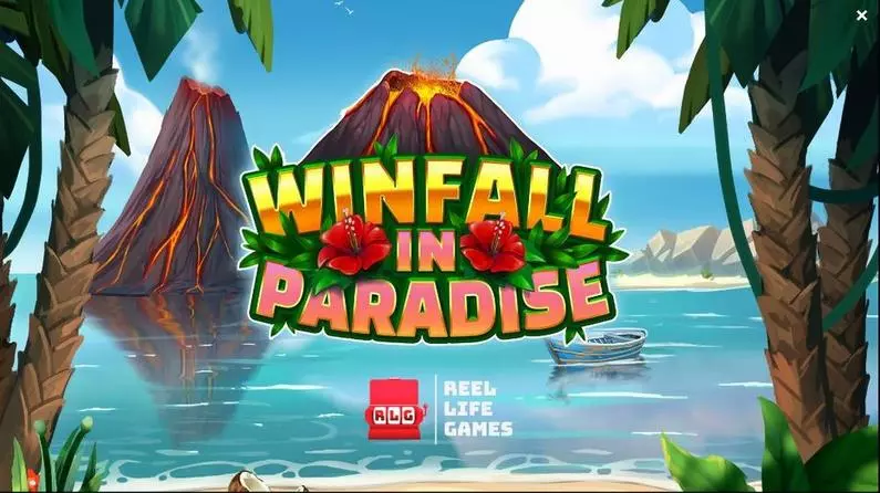 Introduction Screen - Winfall in Paradise Reel Life Games Fixed Lines 