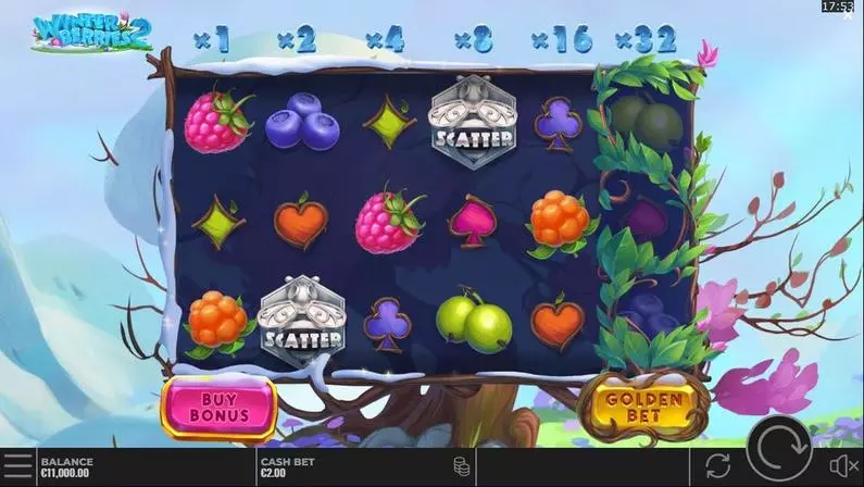 Main Screen Reels - Winterberries 2  Yggdrasil Buy Bonus 