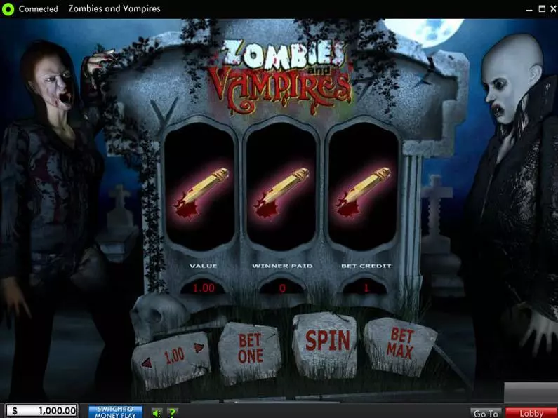 Main Screen Reels - Zombies and Vampires 888  